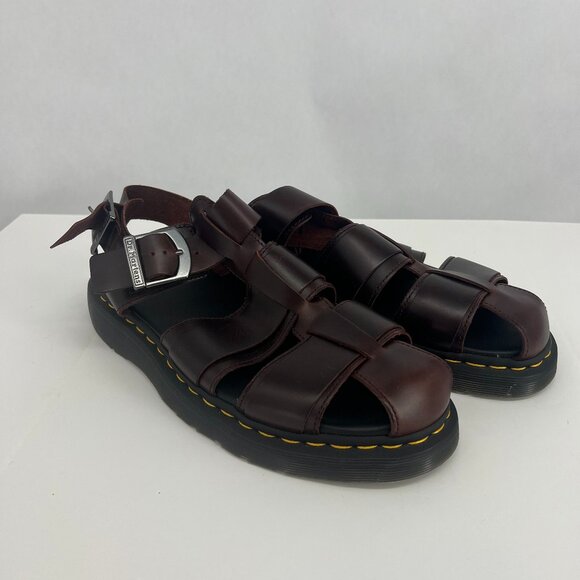 Dr. Martens Brown Leather Sandals main image 5